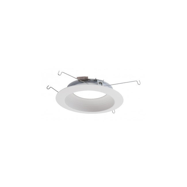 Halo 5" LED Trim, White Micor-Step Baffle & White Flange, 593WB.