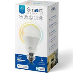 Smart WiFi LED A19, LIS-A1000, 800 Lumens.