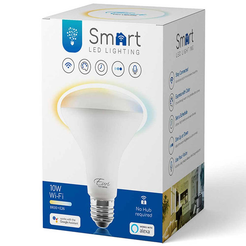 Smart WiFi LED BR30, LIS-B1002, 650 Lumens.