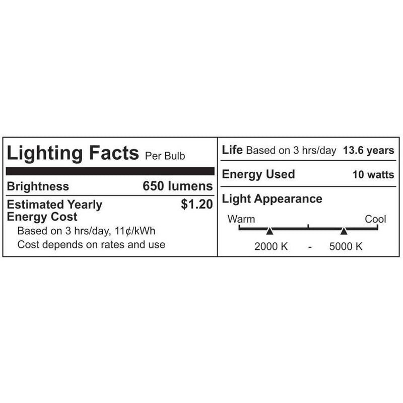 Smart WiFi LED BR30, LIS-B1002, 650 Lumens.