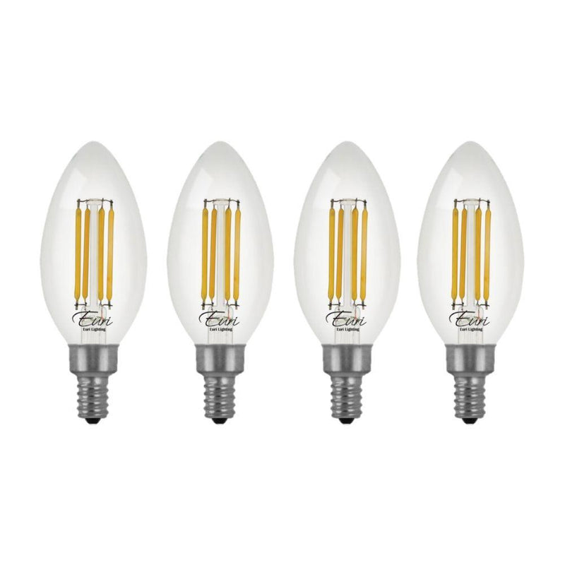 LED Candelabra, VB10-3020cec-4, 500 Lumens , 2700K, 60W Equivalent.