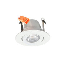 DLG2 10 120 3K WH, 2 Inch LED Gimbal Downlight, 699 Lumens, 3000K.