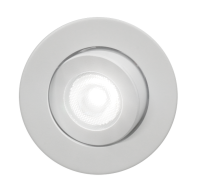 DLG2 10 120 2K WH, 2 Inch LED Gimbal Downlight, 662 Lumens, 2700K.