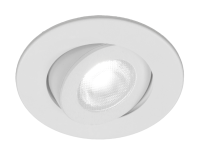 DLG2 10 120 2K WH, 2 Inch LED Gimbal Downlight, 662 Lumens, 2700K.