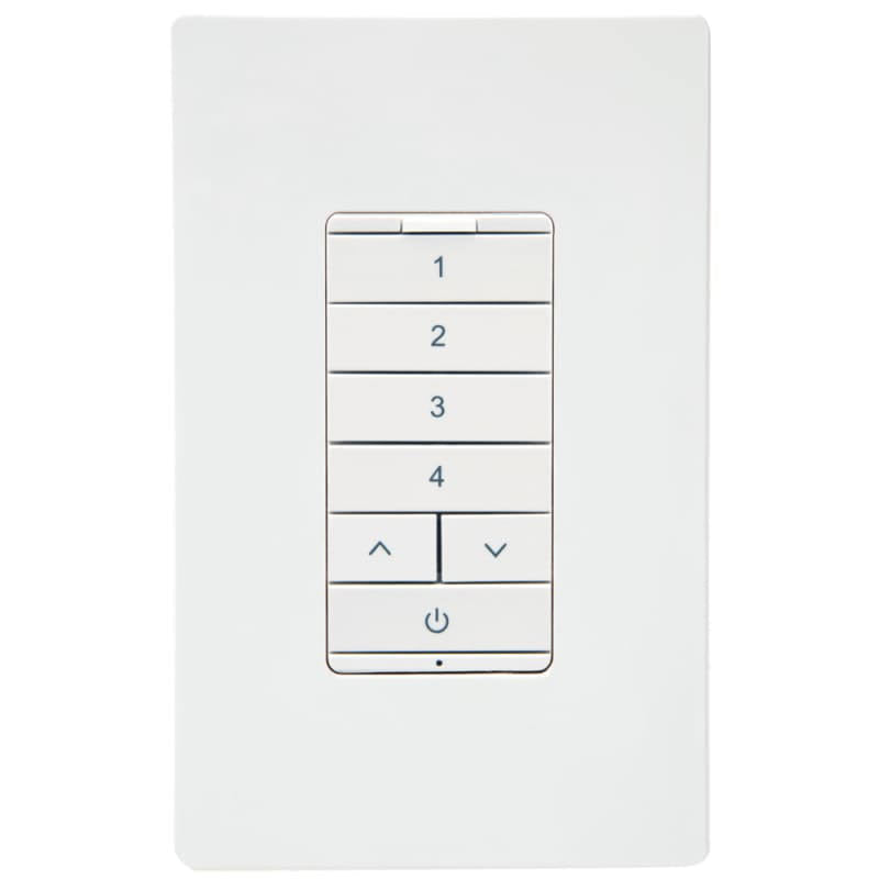 Multi Scene Keypad Halo HIWSKB1BLE40AWH Multi-Room Scene Keypad, Battery Powered