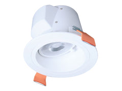 Halo RLS6159FS1EWHDMR, 6 Inch Slope Ceiling LED Downlight, 1630 Lumens.