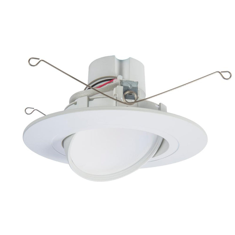 Halo RA56069S1EWH, CCT SeleCCTable Gimbal LED Downlight, 600 Lumens.