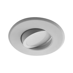 DLG56-10-120-3K-WH, 5/6 Inch LED Gimbal Downlight, 1064 Lumens, 3000K.