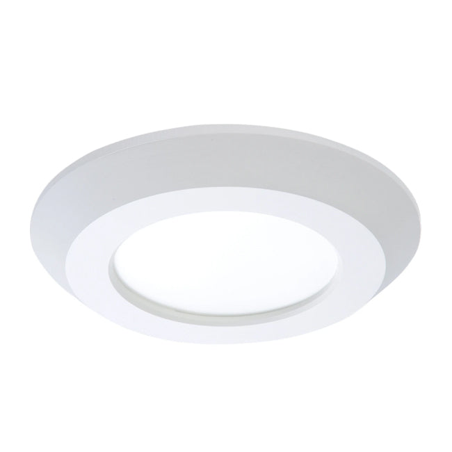 Halo 4" Surface Mount LED Downlight, SLD405935WH, 625 Lumens, 3500K.