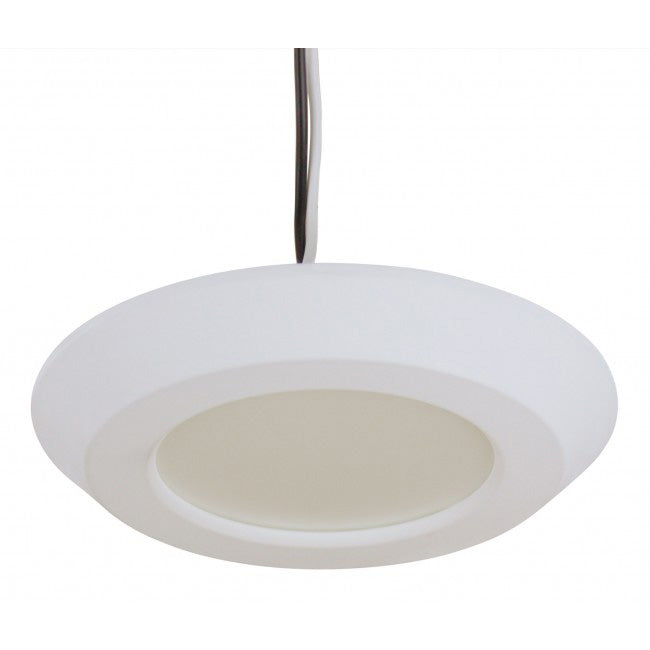 Halo 4" Surface Mount LED Downlight, SLD405940WH, 625 Lumens, 4000K.