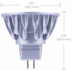 00925, Vivid MR16 LED, 50W Equivalent, 4000K, 10 Degree Beam.