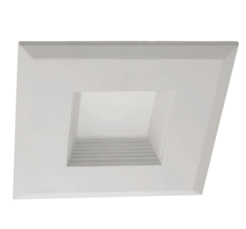 5" Square LED Downlight, DQR5-10-120-3K-WH-BF, 1191 Lumens, 3000K
